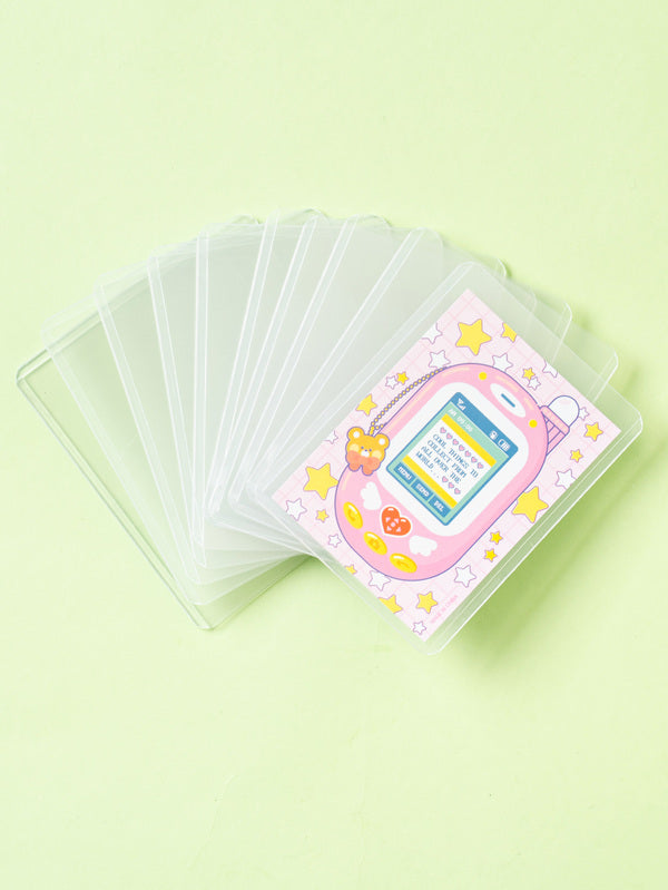 PVC Toploader | Pack of 20 Trading Card Case for Game Card Clear 3" x 3.97" | Top Loading Plastic Card Sleeves Game Card Case for Standard Sized Trading Cards