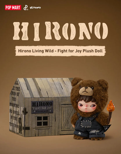 POPMART Hirono Living Wild-Fight for Joy Plush Doll
