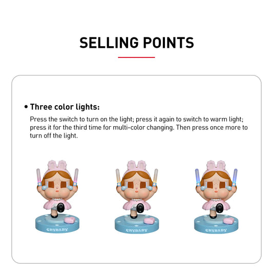 [POPMART] CRYBABY SHINY SHINY Series - Lamp