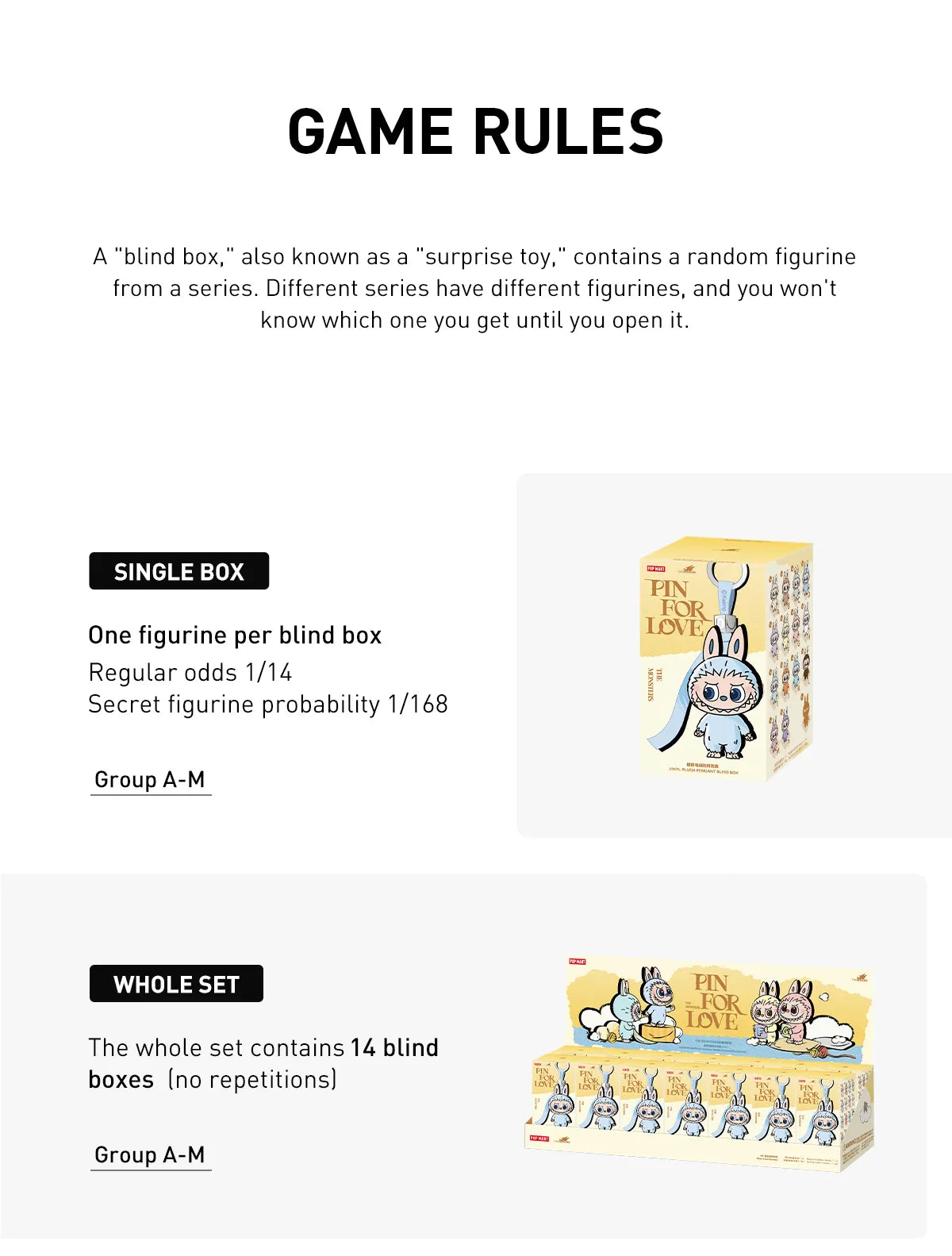 [PRE-ORDER] THE MONSTERS Pin for Love Series-Vinyl Plush Pendant | Blind Box Set Of 14