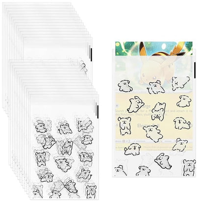 Card Sleeves | Resealable | Plain + Patterned | Pack of 50