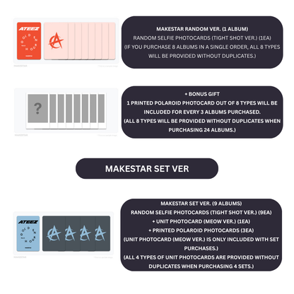 [PRE-ORDER] [POB Selectable] ATEEZ - 12th Mini Album GOLDEN HOUR : Part.3 (POCAALBUM)