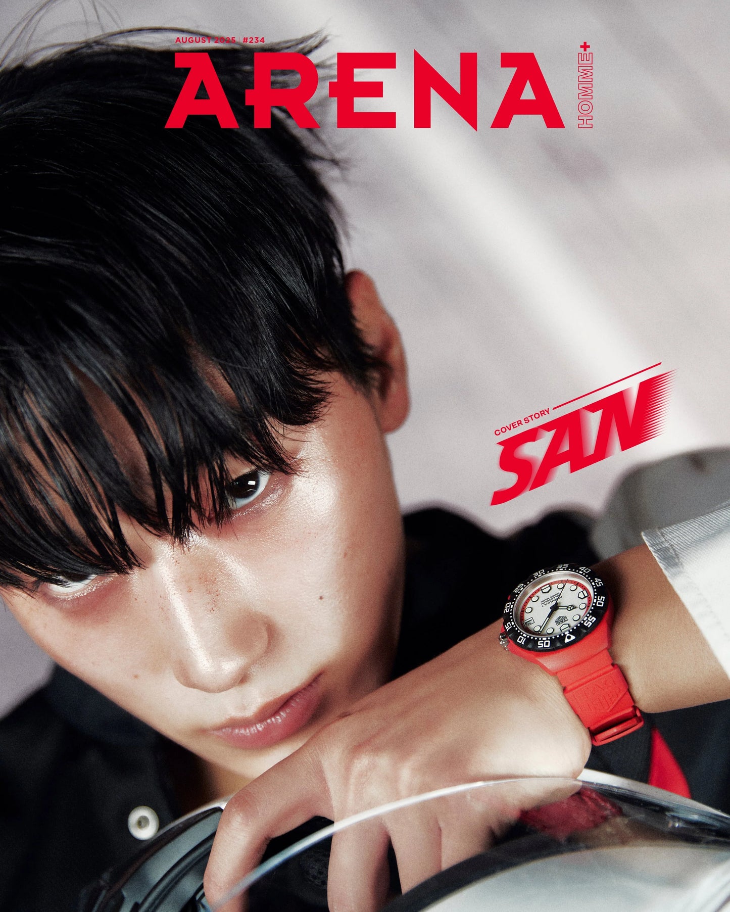 [PRE-ORDER] ARENA HOMME+ KOREA MAGAZINE AUGUST 2025 (COVER : ATEEZ SAN)