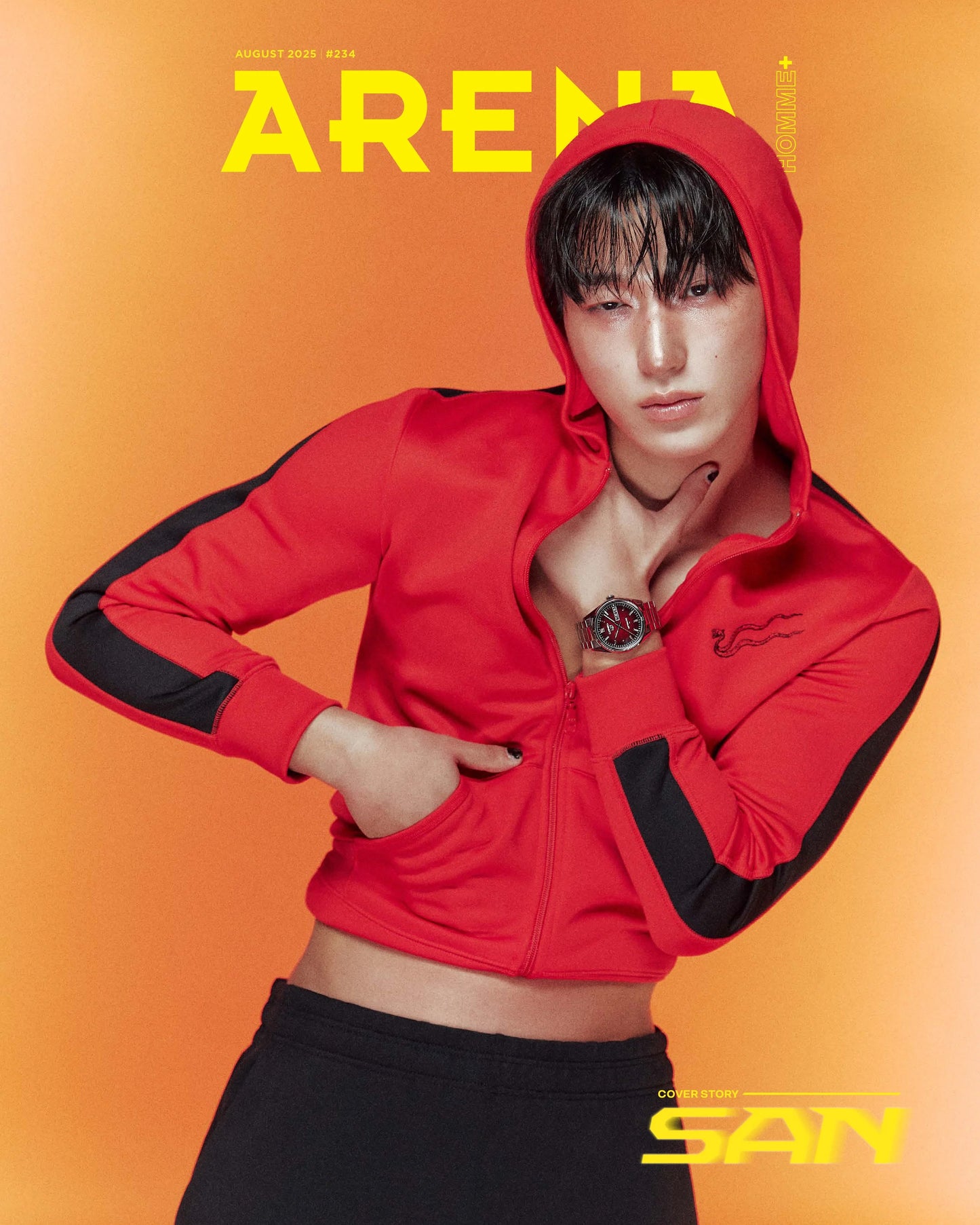 [PRE-ORDER] ARENA HOMME+ KOREA MAGAZINE AUGUST 2025 (COVER : ATEEZ SAN)