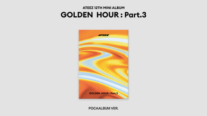 [PRE-ORDER] [POB Selectable] ATEEZ - 12th Mini Album GOLDEN HOUR : Part.3 (POCAALBUM)