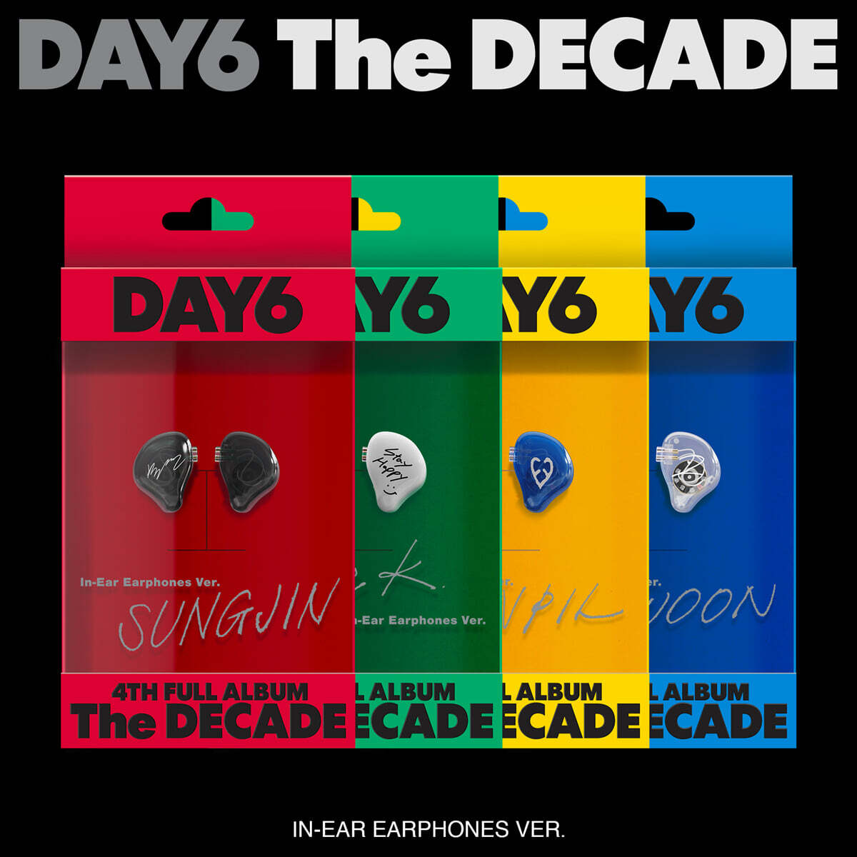 [PRE-ORDER] DAY6 - 4th Full Album The DECADE (In-Ear Earphones Ver.) (Random Ver.)