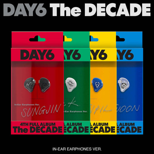 [PRE-ORDER] DAY6 - 4th Full Album The DECADE (In-Ear Earphones Ver.) (Random Ver.)