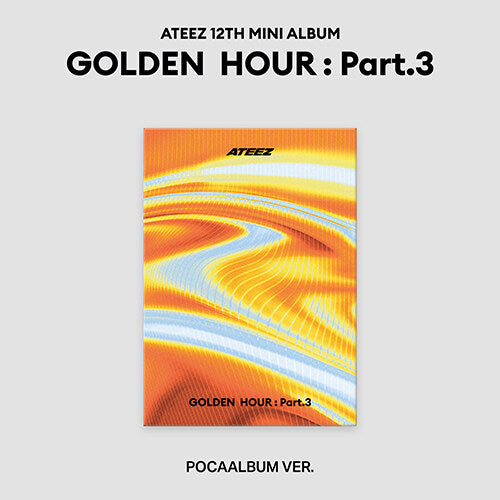 ATEEZ - 12th Mini Album GOLDEN HOUR : Part.3 (POCAALBUM) (Random Ver.)